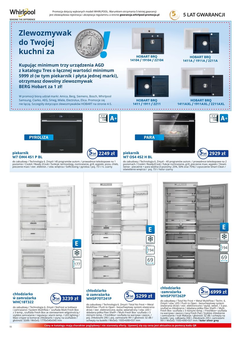 Gazetka: Nowoczesne rozwiązania dla kuchni – Tres - strona 55