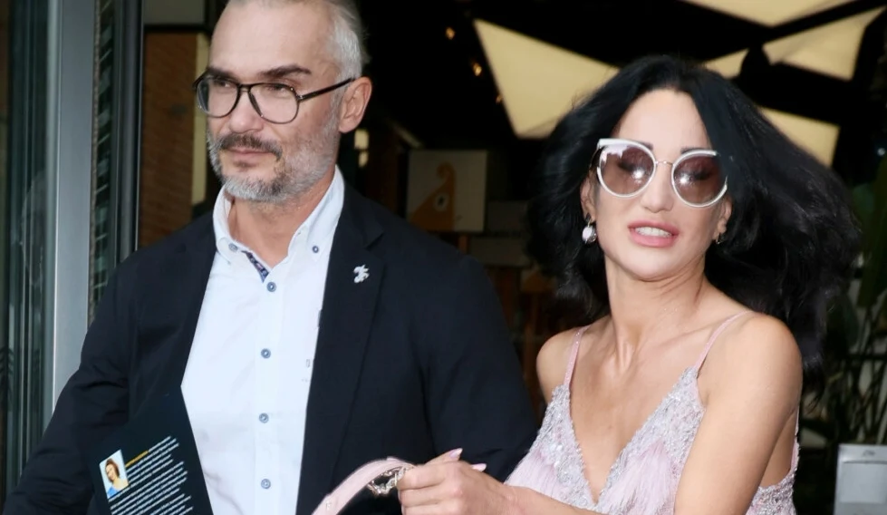 Justyna Steczkowska z mężem