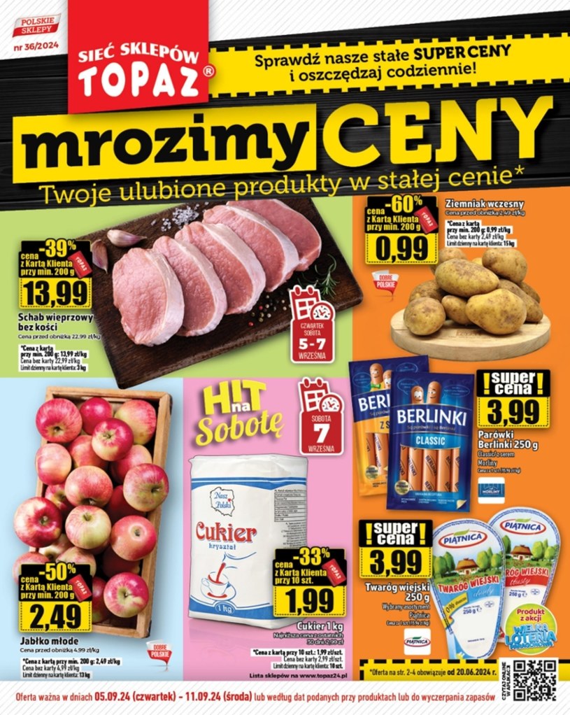 Gazetka promocyjna Topaz - ważna od 05. 09. 2024 do 11. 09. 2024