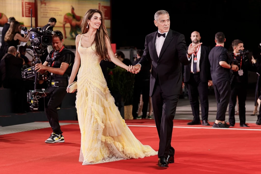 George Clooney i Amal Clooney na festiwalu w Wenecji