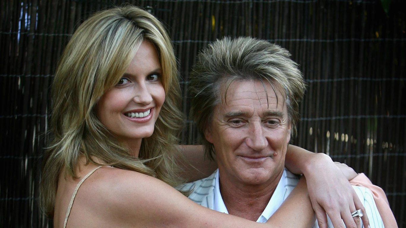 Rod Stewart i jego obecna żona Penny Lancaster Rod Stewart i jego obecna żona Penny Lancaster