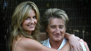 Rod Stewart i jego obecna żona Penny Lancaster