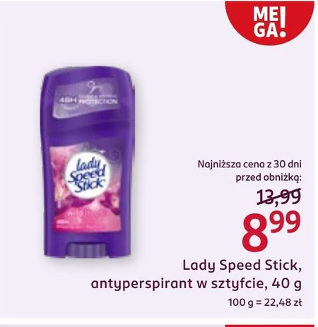 Antyperspirant Lady Speed Stick