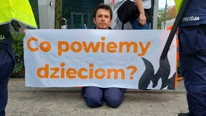 W pierwszy dzień szkoły Ostatnie Pokolenie protestowało w centrum Warszawy