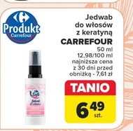 Jedwab do włosów Carrefour