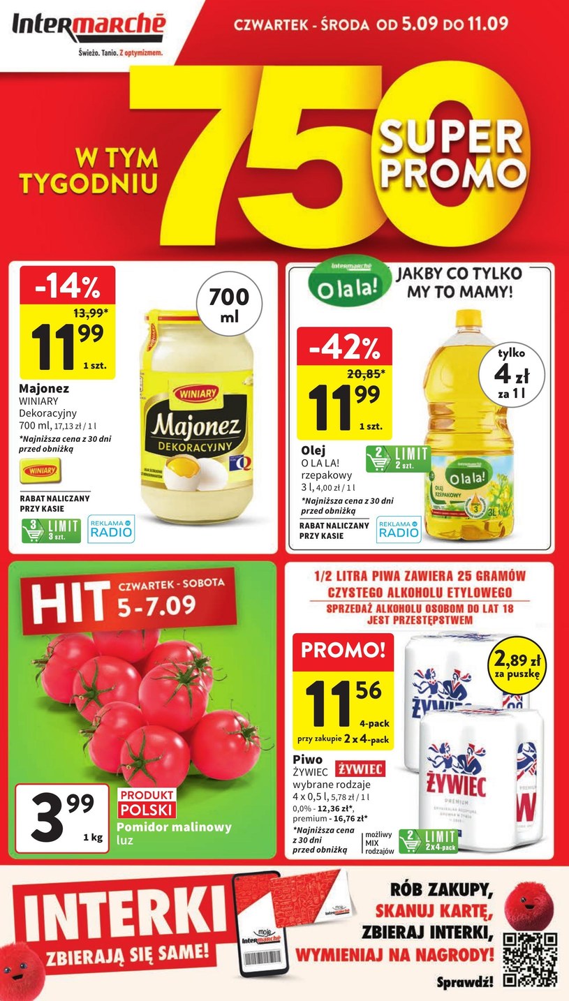 Gazetka promocyjna Intermarche Super - ważna od 05. 09. 2024 do 11. 09. 2024