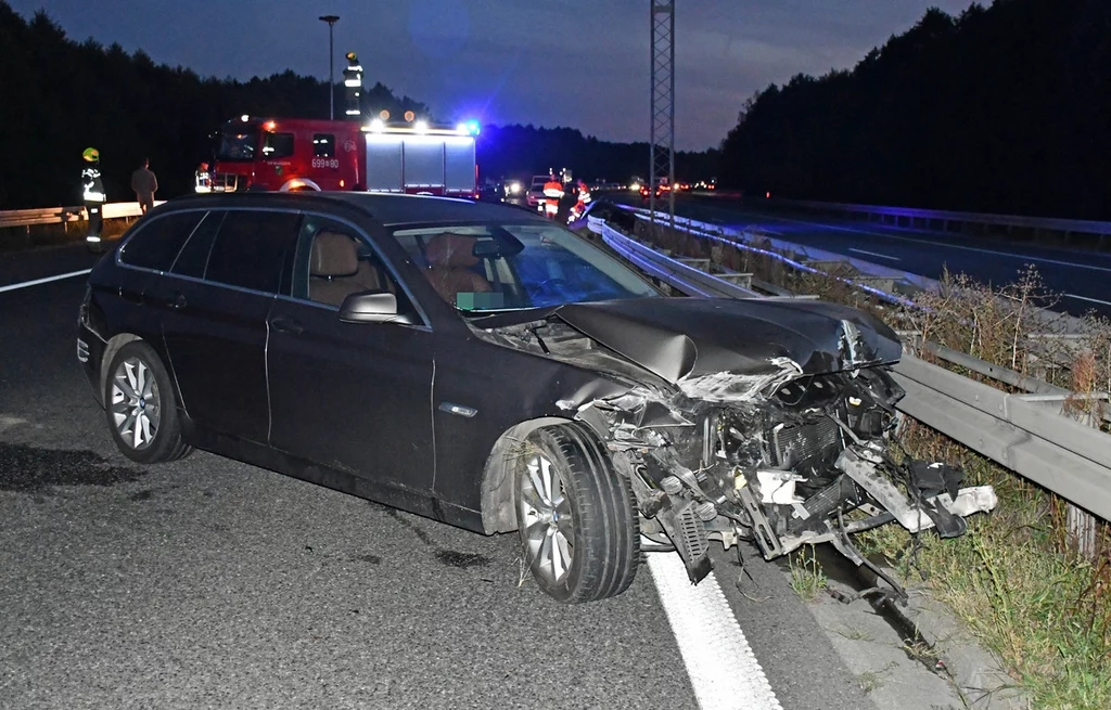 Spowodował kolizję na S8. Na pokładzie BMW wszyscy byli pijani.