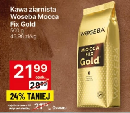 Woseba Mocca Fix Gold Kawa palona ziarnista 500 g