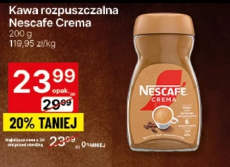 Nescafé Crema Kawa rozpuszczalna 200 g