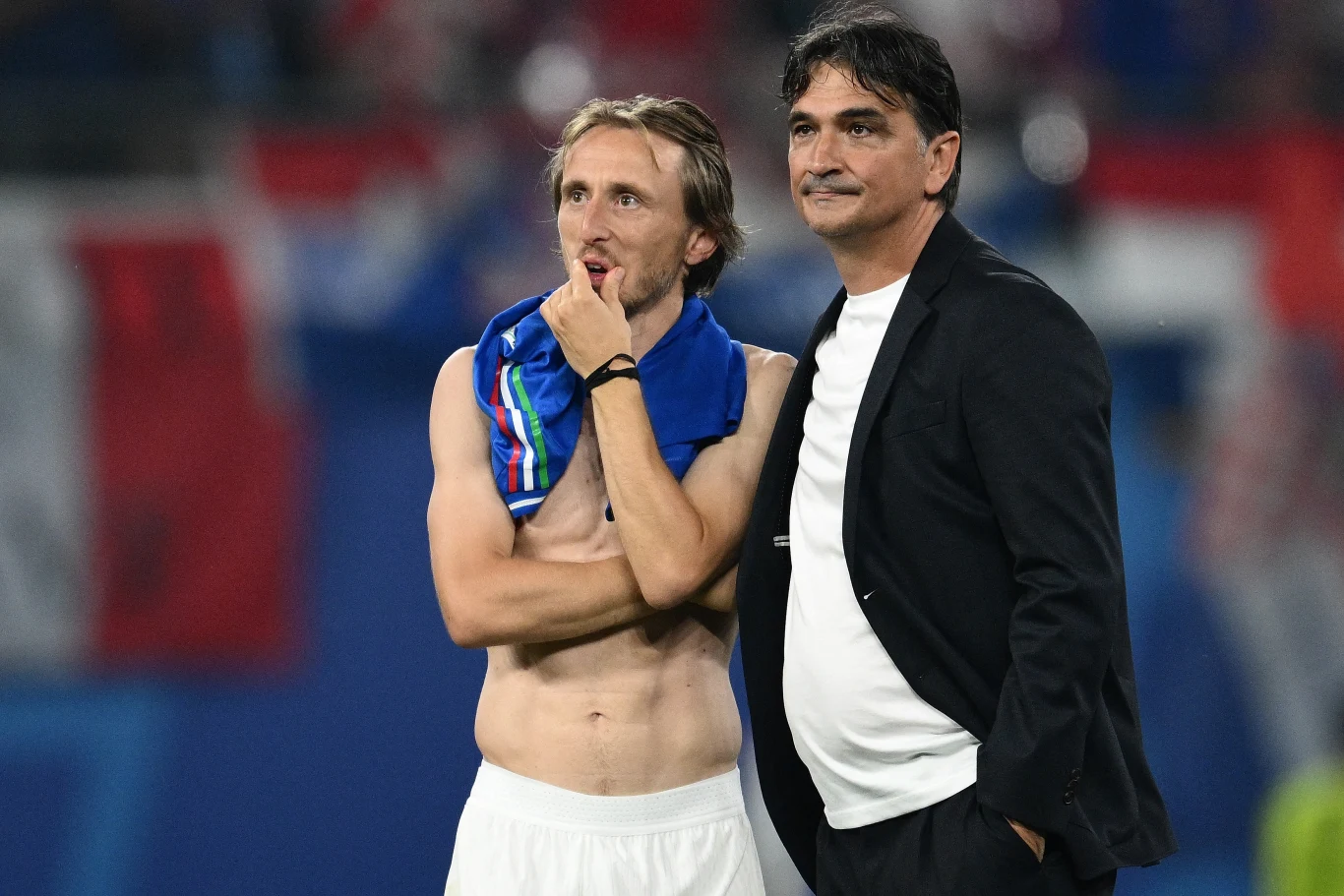 Luka Modrić i Zlatko Dalić