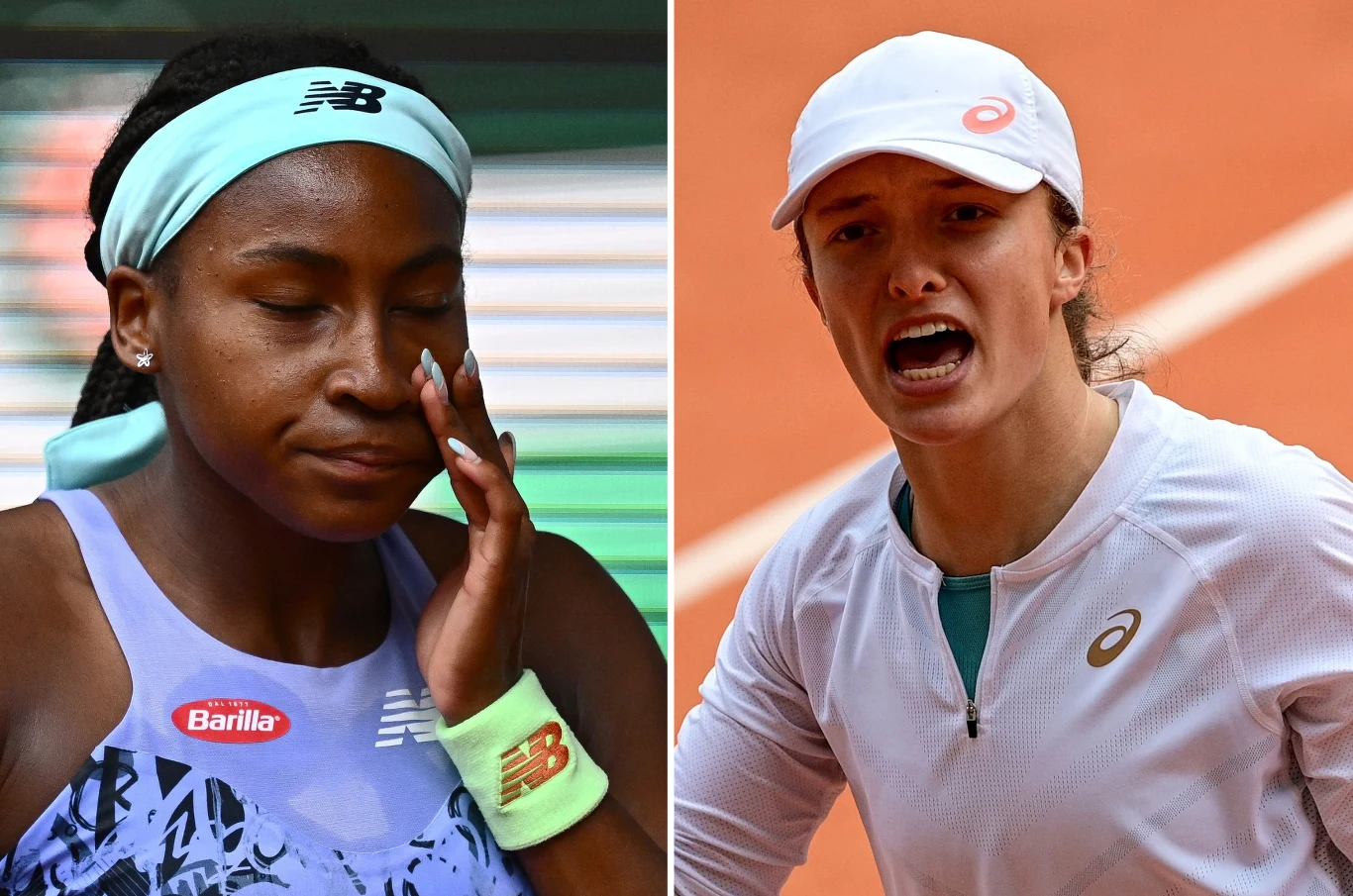 Coco Gauff i Iga Świątek Coco Gauff i Iga Świątek