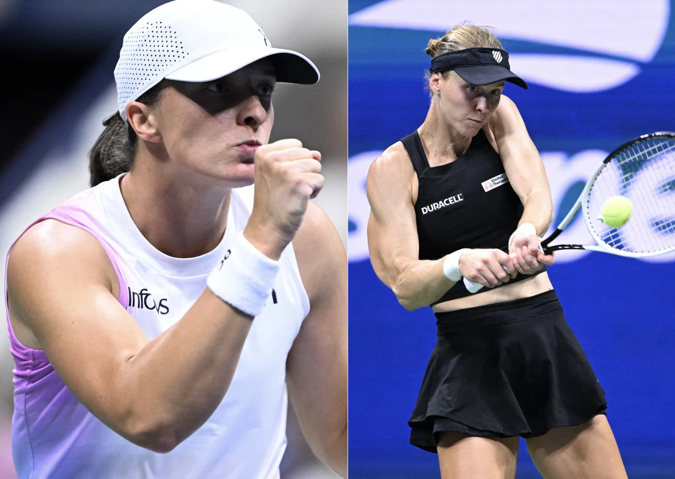 Iga Świątek i Ludmiła Samsonowa Iga Świątek i Ludmiła Samsonowa