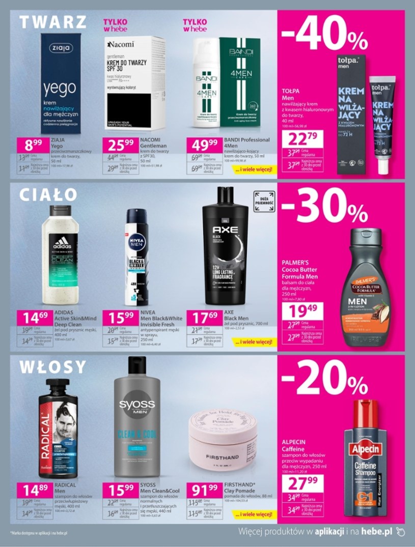 Gazetka: Męska oferta w Hebe!  - strona 3