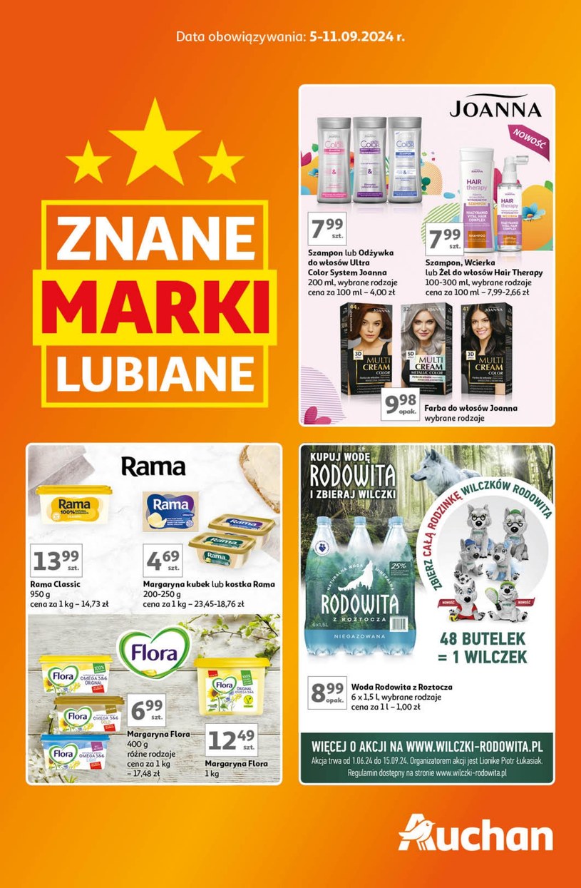 Gazetka promocyjna Auchan Hipermarket - ważna od 05. 09. 2024 do 11. 09. 2024