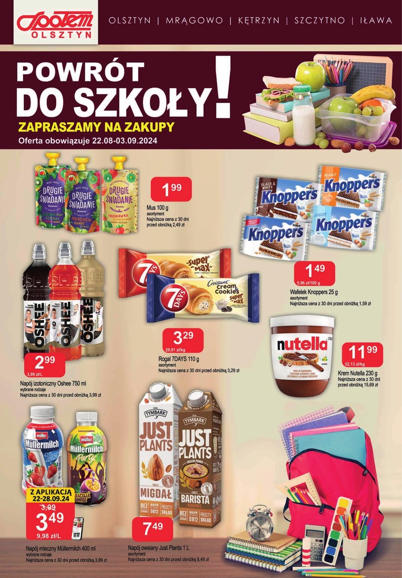 Gazetka promocyjna Społem Olsztyn - wygasła 3 dni temu