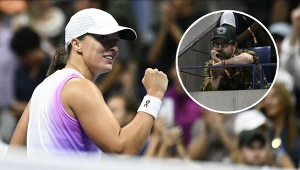 Jason Sudeikis pojawił się na meczu Igi Świątek