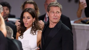 Ines de Ramon i Brad Pitt na festiwalu w Wenecji