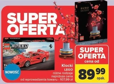 Klocki LEGO taniej w sklepach Carrefour 