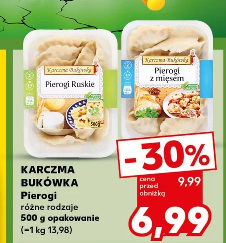 Karczma Bukówka Pierogi z mięsem 500 g