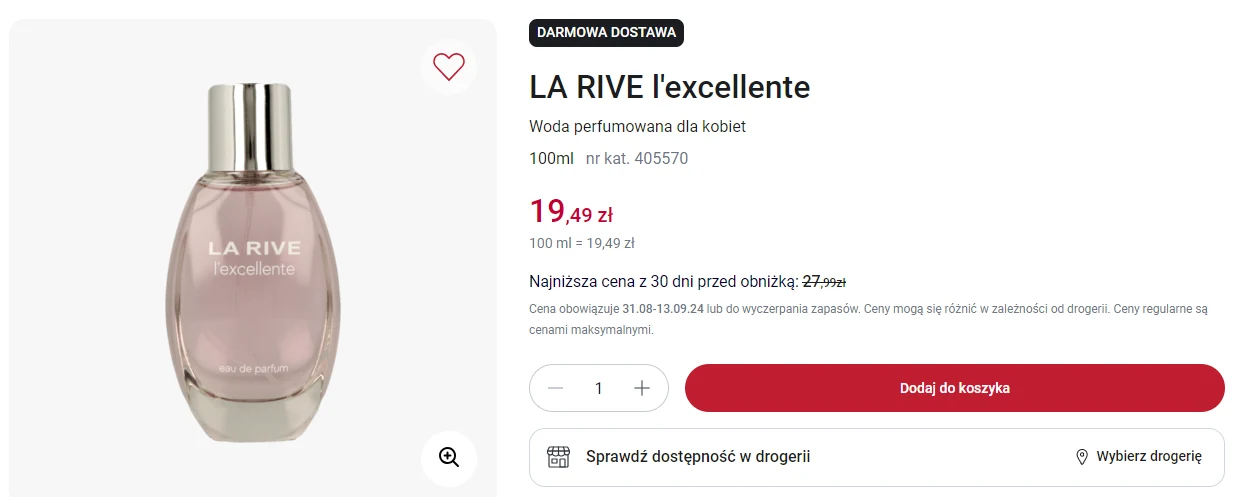 Perfumy La Rive l'excellente