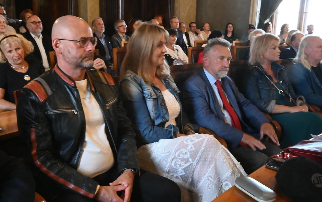 Ewa Wachowicz i jej mąż Sławomir Kowalewski