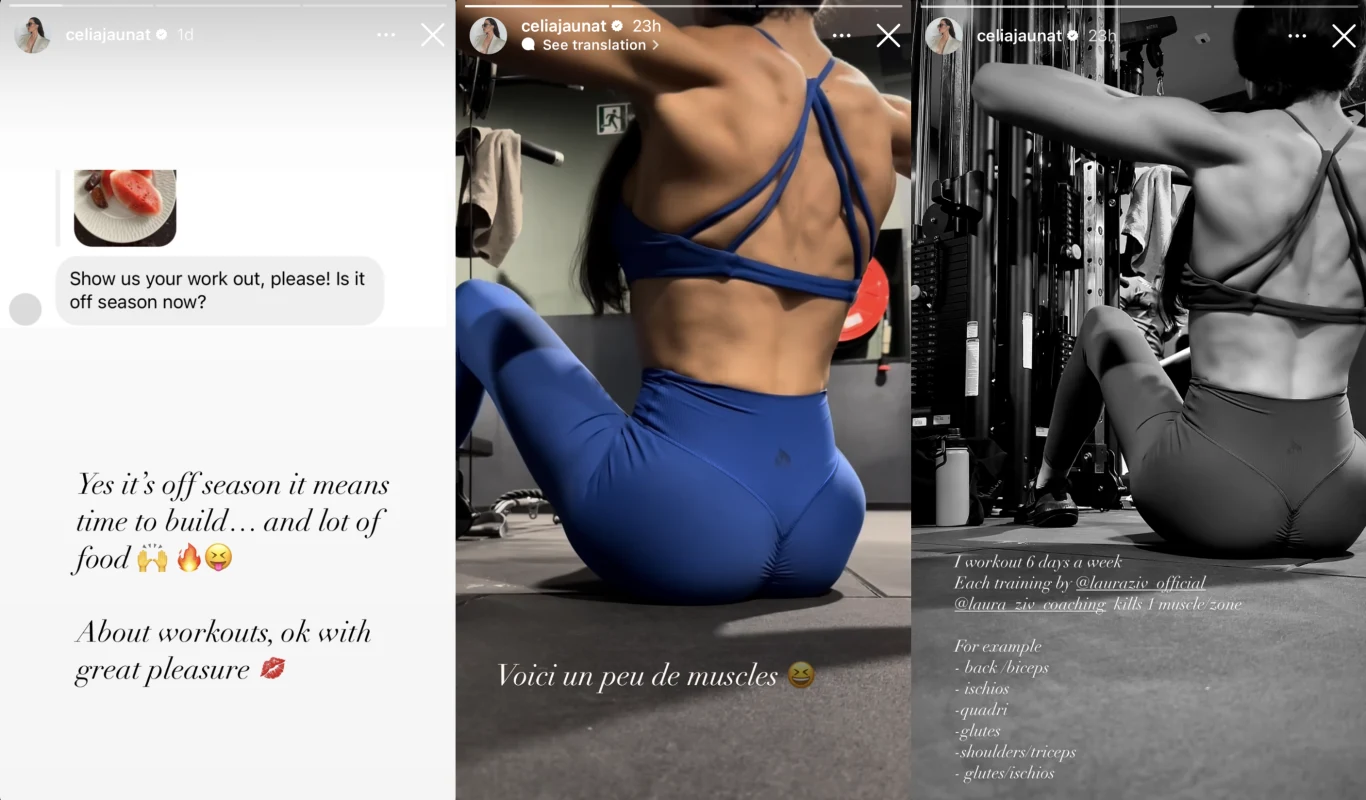 Celia Jaunat opowiedziała o przygotowaniach do kolejnego sezonu bikini fitness