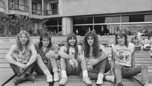 Iron Maiden w połowie lat 80. - od lewej: Dave Murray, Adrian Smith, Bruce Dickinson, Steve Harris i Nicko McBrain