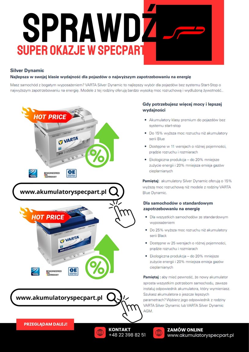 Gazetka: Okazje na akumulatory Varta - Specpart - strona 4
