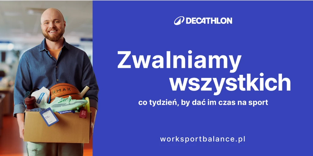 Marka Decathlon wprowadza nowy benefit pracowniczy