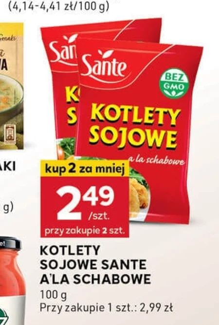 Sante Kotlety sojowe a la schabowe 100 g