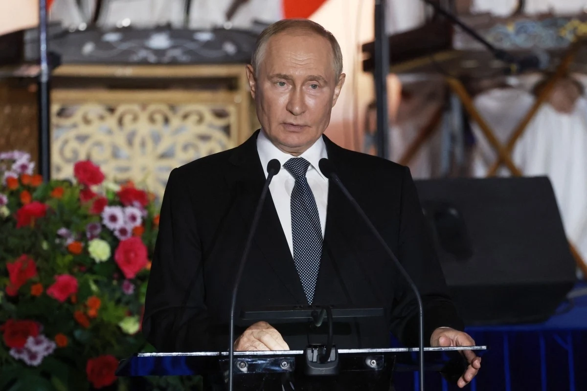 Władimir Putin podczas wizyty w Mongolii Władimir Putin podczas wizyty w Mongolii