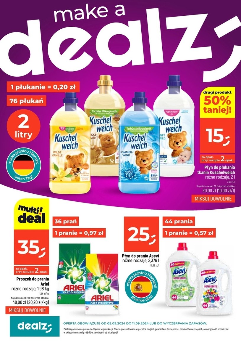 Gazetka promocyjna Dealz - ważna od 05. 09. 2024 do 11. 09. 2024