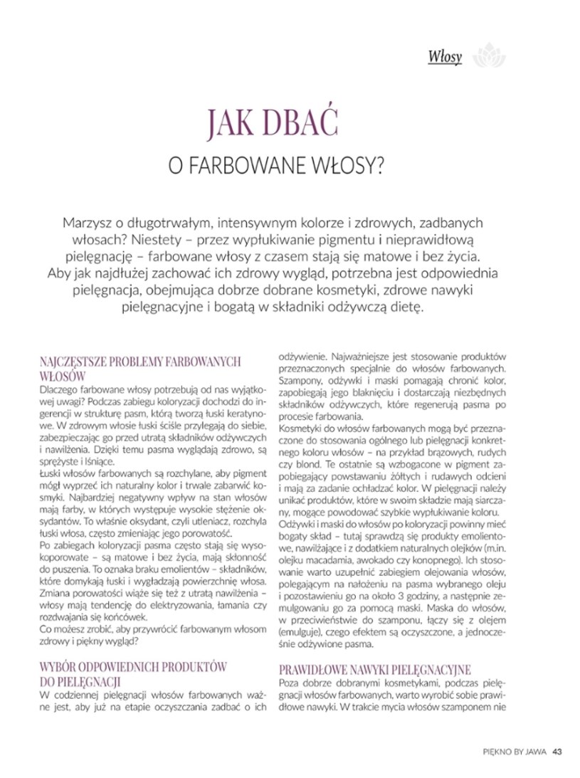 Gazetka: Odkryj sekret jesiennej pielęgnacji – Jawa Drogerie - strona 43