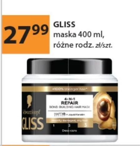 Maska do włosów Gliss