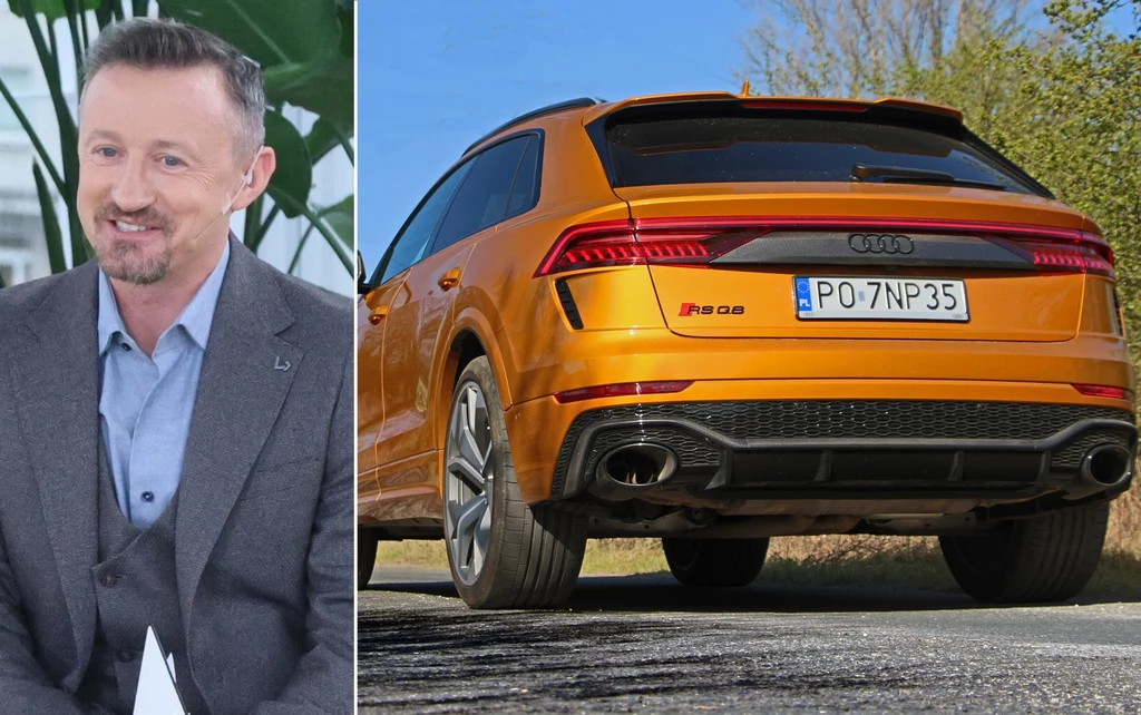 Adam Małysz został przyłapany w pomarańczowym Audi RS Q8 / fot. Wojciech Olkusnik; Dzien Dobry TVN; East News / Interia.pl; Michał Domański