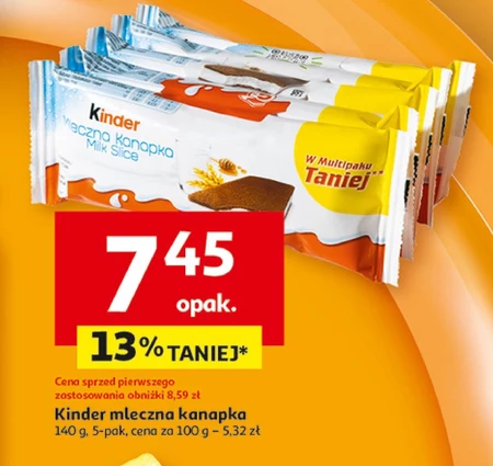 Kanapka mleczna Kinder