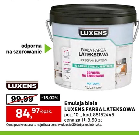 Farba lateksowa Luxens