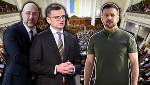 Denys Szmyhal, Dmytro Kułeba i Wołodymyr Zełenski