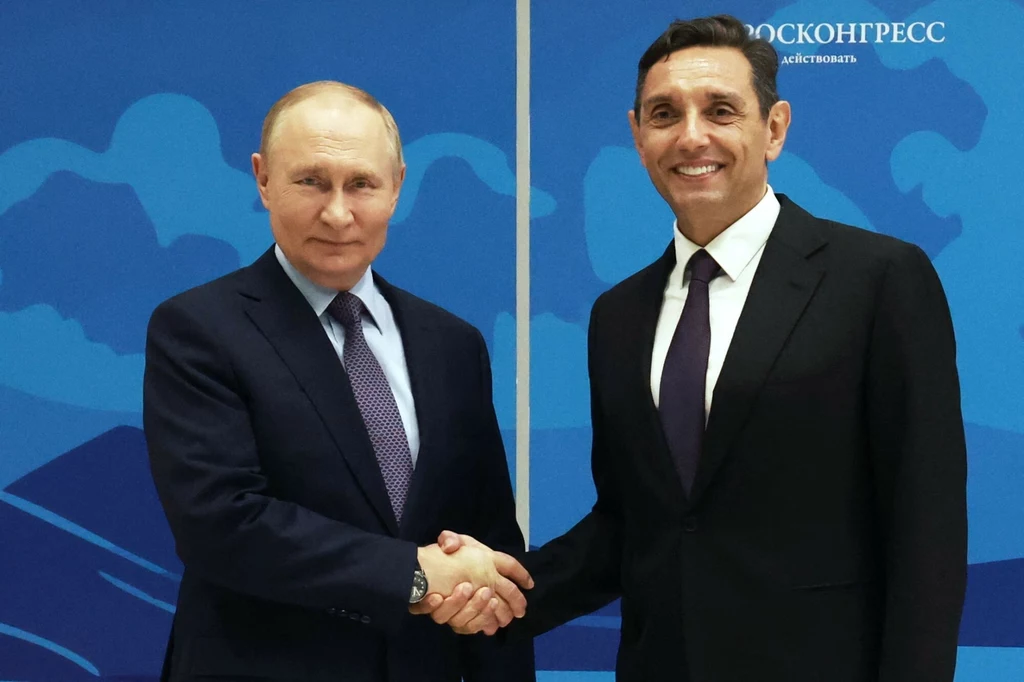 Wicepremier Serbii Aleksandar Vulin spotkał się z Władimirem Putinem Wicepremier Serbii Aleksandar Vulin spotkał się z Władimirem Putinem