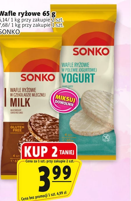 Wafle ryżowe Sonko