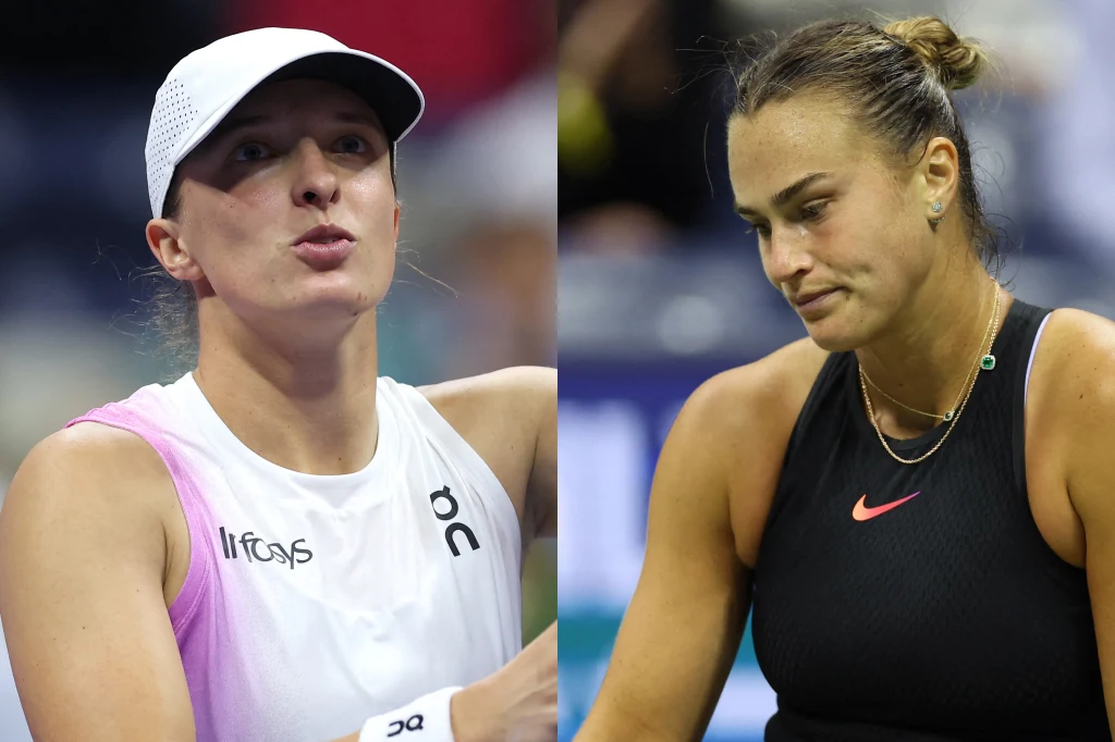 Iga Świątek i Aryna Sabalenka zajmują obecnie dwie czołowe lokaty w rankingach WTA i WTA Race Iga Świątek i Aryna Sabalenka zajmują obecnie dwie czołowe lokaty w rankingach WTA i WTA Race