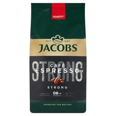 Jacobs Cafè Espresso Strong Kawa ziarnista palona 1000 g - 0