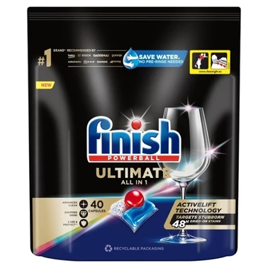 Finish Ultimate Fresh Kapsułki do mycia naczyń w zmywarce 516 g (40 sztuk) - 2