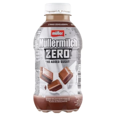 Müller Müllermilch Zero Napój mleczny o smaku czekoladowym 400 g - 0