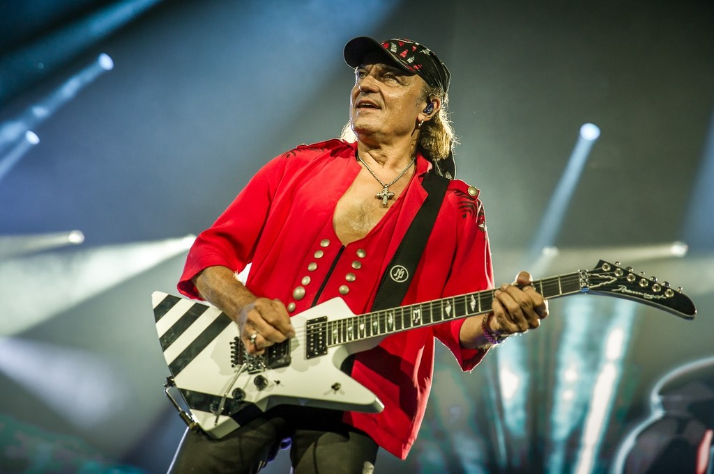 Matthias Jabs (Scorpions) podczas koncertu w Warszawie w ramach Warsaw Rocks 2024