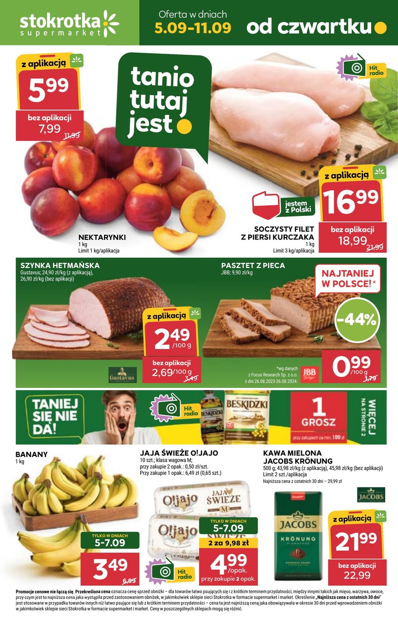 Gazetka promocyjna Stokrotka Supermarket - ważna od 05. 09. 2024 do 11. 09. 2024