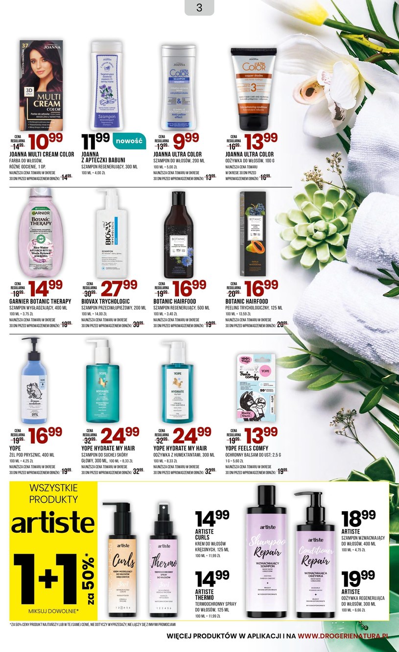 Gazetka: Drogerie Natura - super oferta - strona 3