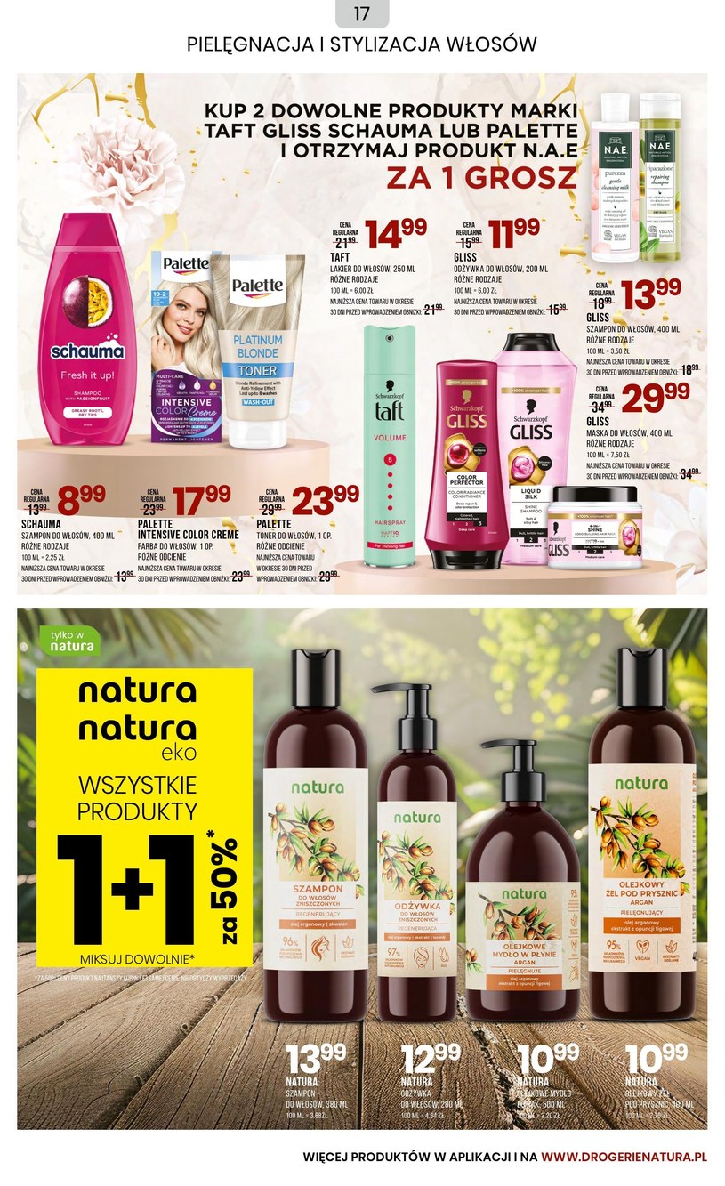 Gazetka: Drogerie Natura - super oferta - strona 17