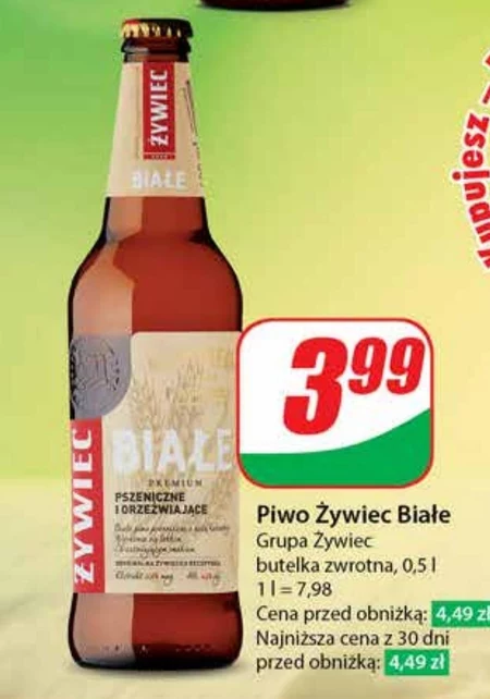 Żywiec Białe Piwo pszeniczne 500 ml