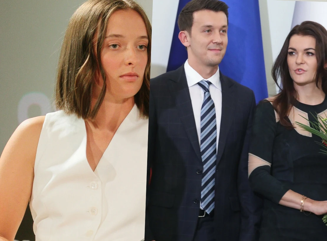 Iga Świątek, Dawid Celt i Agnieszka Radwańska Iga Świątek, Dawid Celt i Agnieszka Radwańska